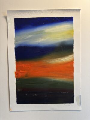 Untitled Orange Blue